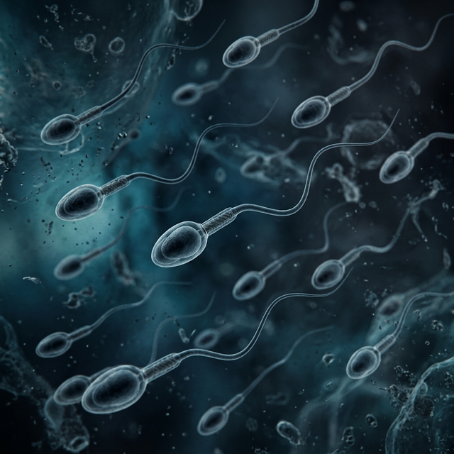Oligospermia and low sperm count treatment — microscopic sperm view, Lahore, Pakistan